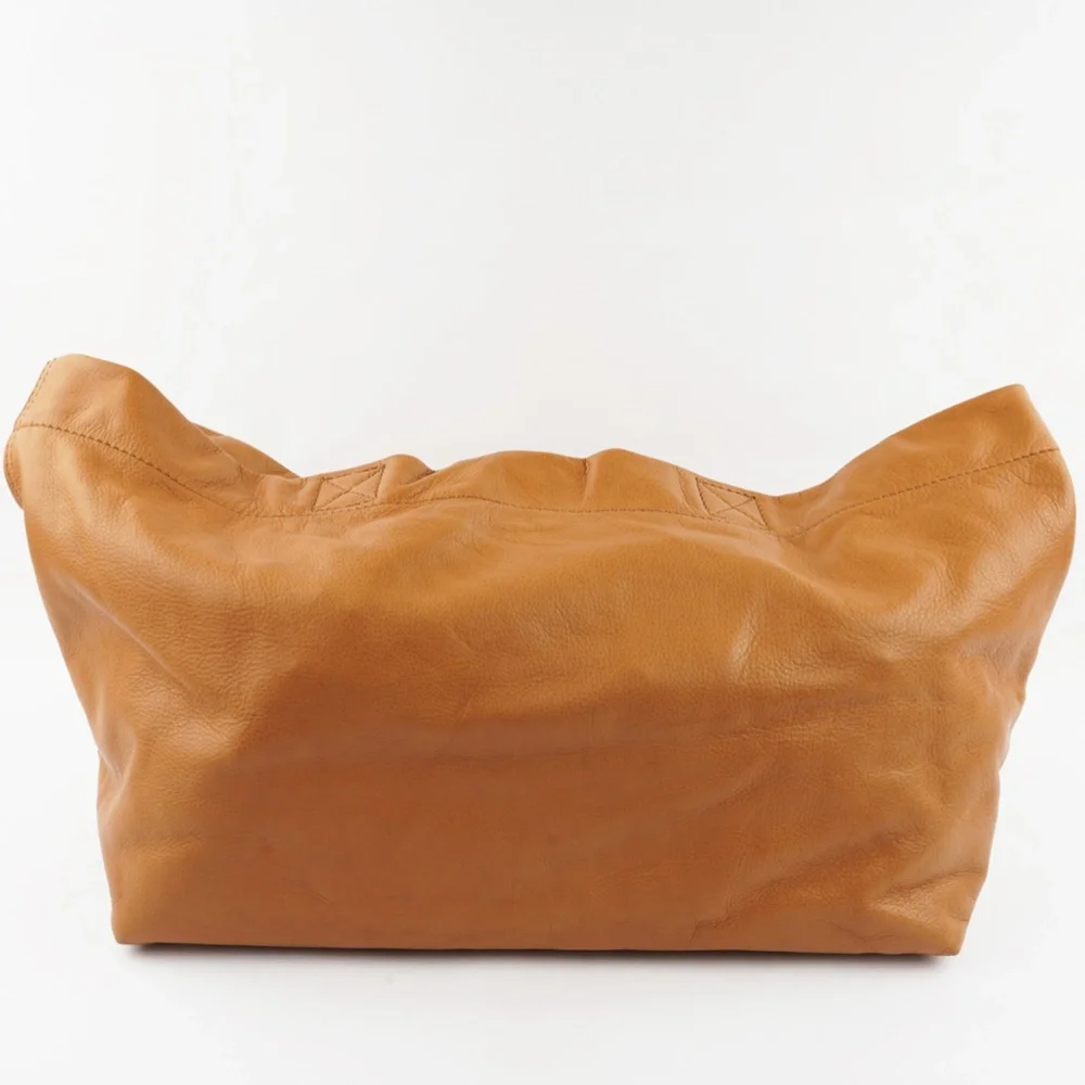 Madewell Tan Leather Tote Bag